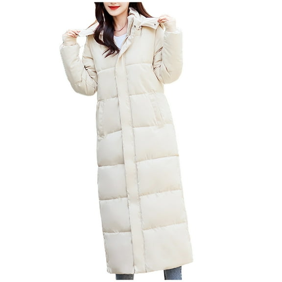 KBKYBUYZ Winter Coats for Women Women's Long Padded Winter Coat Padded Winter Coat Stylish Coat On Sale