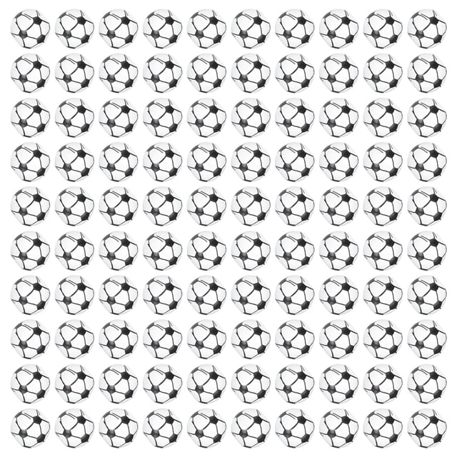 White Plastic DIY Handcrafted Beads for Decor 100Pcs Suitable for Family Fun and Various Crafts