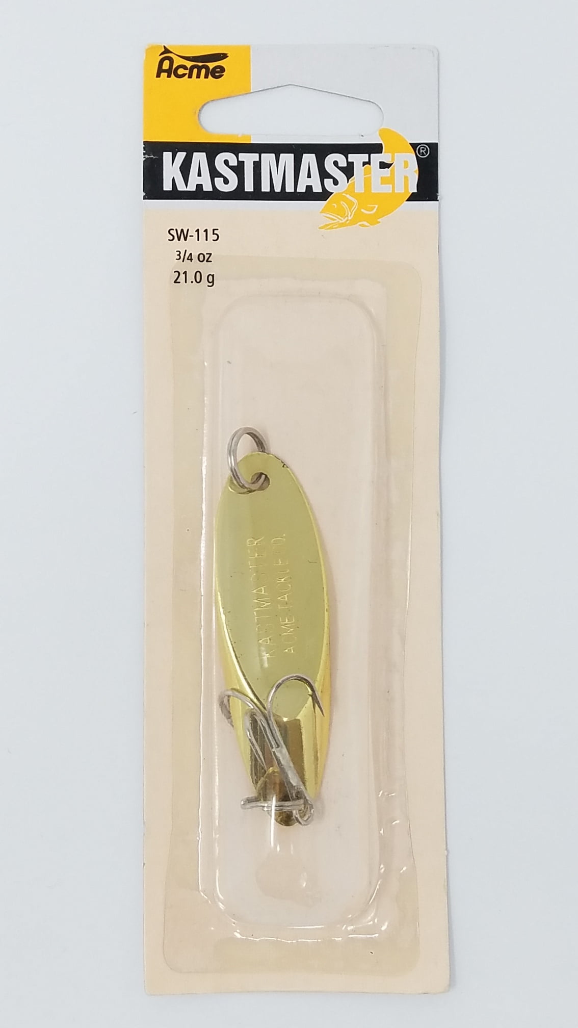 Acme Tackle Kastmaster Fishing Lure Spoon Gold 3/4 oz. 