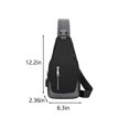 thumbnail image 3 of EUDIDV Sling Bag,Chest Bag, Men's Crossbody Bag, Casual Shoulder Bag, Lightweight Sports Men's Korean Crossbody Bag, Outdoor Small Backpack, Hanging Bag, Trendy Label,Crossbody Bag,Small Backpack, 3 of 6