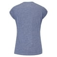 thumbnail image 2 of Babolat Women's Play Cap Sleeve Top - White/Blue Heather (X-Small), 2 of 3