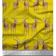 thumbnail image 1 of Soimoi Rayon Fabric Deer Animal Decor Fabric Printed Yard 42 Inch Wide, 1 of 3