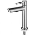 thumbnail image 1 of Brushed Nickel Modern Bathroom Faucet, Single-handle Design For Kitchen Sink And Bathroom Use (Silver), 1 of 1
