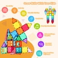 thumbnail image 2 of GRM Magnetic Tiles, 41 Pieces, 3D Magnetic Building Blocks for Kids, STEM Certified, 2 of 7