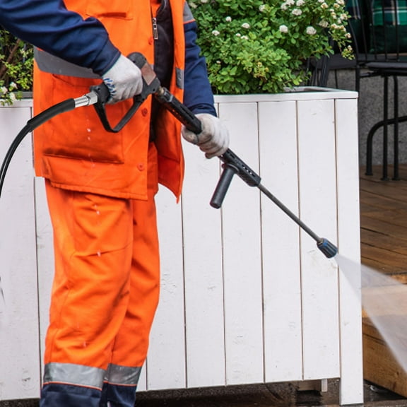 Beaupretty Heavy Duty Water Hose High Pressure Hose Black 1Pcs Professional Cleaners