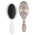 thumbnail image 2 of Hair Brush Abstract Contemporary Cushion Base Hair Brushes Touch Paddle Oval Hairbrush, 2 of 7