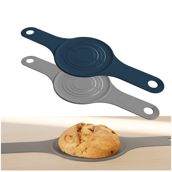 Fiber-Free Silicone Bread Sling for Dutch Oven, Sourdough Baking Mat with Handles, 2PCS