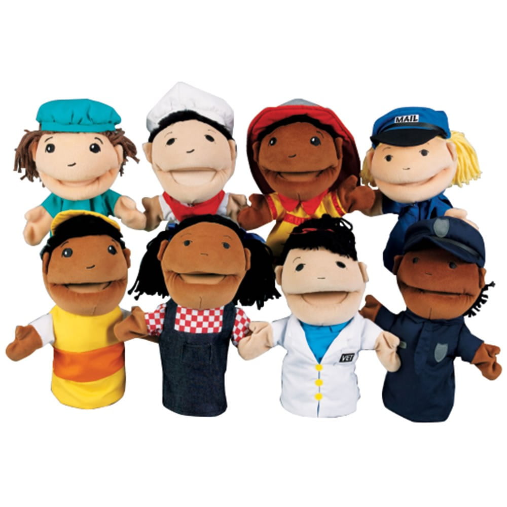 Kaplan Early Learning Occupation Puppets Set of 8
