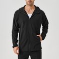 thumbnail image 4 of Pejock Men's Lightweight Summer Jacket - Breathable Running-Climbing Windbreaker with Zippered Pockets, Loose Fit Hooded Outdoor Sportswear for Casual Daily Wear, 4 of 5