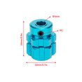 thumbnail image 3 of Bewildely Adaptador hexagonal profesional de 4 piezas, componente de 17mm, Kit de ajuste de conexión grueso ensanchado, repuesto para E-REVO Kits de construcción modelo Azul, 3 of 6