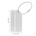 thumbnail image 2 of unbranded 2Ud Identificadores De Equipaje De Aluminio Con Tarjetas Incluidas Para Viajes, 2 of 8