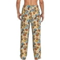 thumbnail image 7 of Salouo Camp Badge Print Pajama Pants for Men, Lounge Pants Elastic Waistband Casual Men's sleepwear Loungewear Sleep Pajama Pant -Large, 7 of 7