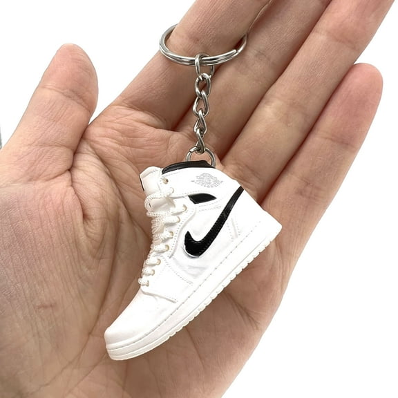 Single Shoe No Box Air Jordan 3D Mini Sneaker Keychain, Basketball Sneaker Collectible