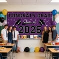 thumbnail image 5 of 2026 Graduation Party Backdrop - 59"Ã 35"Congrats Grad Banner in Green, Large Class of 2026 Decorations, Photography & Grad Party Supplies, 5 of 5