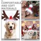 thumbnail image 2 of 2 diademas navideñas con astas de reno para mascotas, 2 of 8
