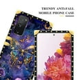 thumbnail image 5 of FKBRCL4U Compatible with Samsung Galaxy S20 FE Case, Glistening Golden Butterfly Vibrant Purple Blue Luxury Golden Decoration for Girl Women Soft TPU Shockproof Protective Hard PC Back, 5 of 7