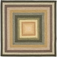 thumbnail image 1 of Safavieh Braided 4' Square Hand Woven Polypropylene Rug in Blue, 1 of 1