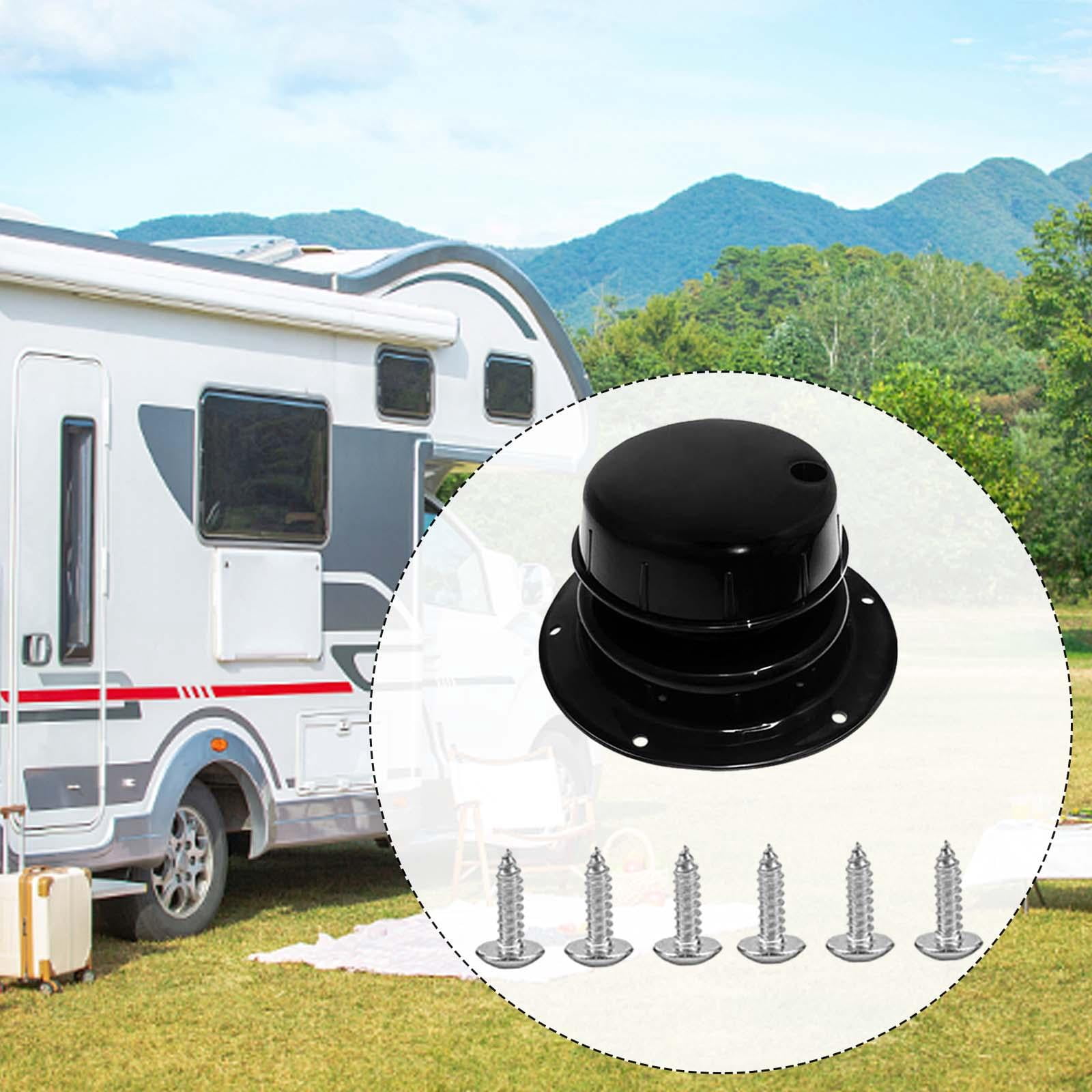 RV Roof Vent Cap RV Plumbing Vent Cap for Camping Car Motorhome Trailer Black