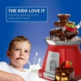 KAPAS Stainless Steel Chocolate Fondue Fountain, 3 Tiers Assembled