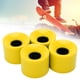 thumbnail image 2 of M Buder Ruedas de Patineta 60x45 mm / 2.36x1.77 in, Dureza 78A para Longboard Cruiser, Kit Repuestos de Poliuretano Alta Elasticidad y Agarre Antideslizante, 4 Unidades, Color Amarillo, 2 of 9