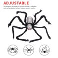 thumbnail image 3 of Araña Peluda De Halloween De 29.5 Pulgadas Con Ojos Rojos Cabeza De Calavera Araña De Felpa Decoración Pierna Ajustable Accesorios De Miedo Juguete Colgante Para Interior Y Exterior Eigraketly HA027547-02, 3 of 6