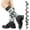 #02, variant on Knee Leg Warmers, Extra Long Thigh High Leg Warmers, Thickened Boot Cuffs for Women Christmas Gift for Her(Gray)