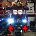 thumbnail image 1 of Pour Yamaha Super Tnr Tenere Bleu Conduit Feux Brouillard Kit, 1 of 6