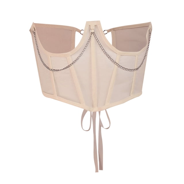 Fortune Women Gothic Corset Top Curve Shaper Modeling Strap Slimming Waist Belt