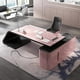 thumbnail image 4 of Floor Corner Office Desk L Shaped Reception Executive Luxury Computer Desks European Supplies Mesa Escritorio Modern Furniture My Lux Decor Round, 4 of 17