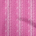 thumbnail image 1 of oneOone Cotton Poplin Fuschia Pink Fabric Asian Dabu Print Sewing Craft Projects Fabric Prints By Yard 42 Inch Wide, 1 of 4