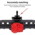 thumbnail image 3 of RC Rear Axle Link Mount, Alloy Metal Rear Link Mount Compatible with SCX10 III LCG 1/10 RC Car, 3 of 7