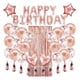 thumbnail image 1 of 1 juego de decoraciones para fiesta de cumpleaños, borlas de cortina con flecos y globos decorativos., 1 of 7