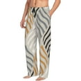 thumbnail image 6 of Honiee Geometric for men - a sleek fusion of Straight Pajama Pants, versatile Lounge Pants, and cozy Sleepwear, all rolled into one-Medium, 6 of 6