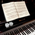 thumbnail image 4 of Juego de Dados Musicales oyeftp Set de Dados de Nota Musical 20mm Clave de Sol y Clave de Fa, 4 of 7