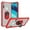 Clear+Red, variant on GSA Bumper Case w/Magnetic Ring for Motorola Moto G Fast - Clear/Red