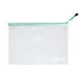 thumbnail image 3 of Bolsa de malla con cremallera, impermeable, de plástico, para documentos, multiusos, para viajes, almacenamiento, electrodomésticos de oficina, bolsas para organizar el hogar, 3 of 5