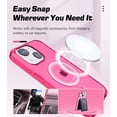 thumbnail image 6 of for iPhone 15 Magsafe Case, 6.6ft Drop Protection, Full Body Screen Camera Protective Phone Case, Hot Pink, 6 of 12
