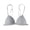Grey, variant on Bras for Women Full Coverage Stretch Triangle lette Comfortable Push Up Bra