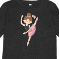 thumbnail image 4 of Inktastic Ballet Dancer for Little Girls Girls Long Sleeve Toddler T-Shirt, 4 of 5