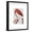 Black Frame, variant on Art.com Flamingo in Pink Boots Art Print by Fab Funky, 12" x 16"