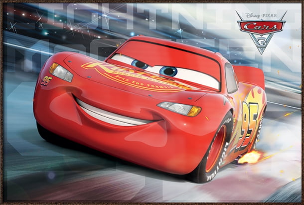 lightning mcqueen poster