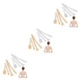 thumbnail image 1 of maskred 2pcs/set Multipurpose Bra Straps For Any Occasion Adjustable And Comfortable Backless Bra Strap 3Set, 1 of 6