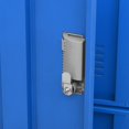 thumbnail image 5 of vidaXL Locker Cabinet Light Grey and Blue 90x45x92.5 cm Steel, 5 of 5