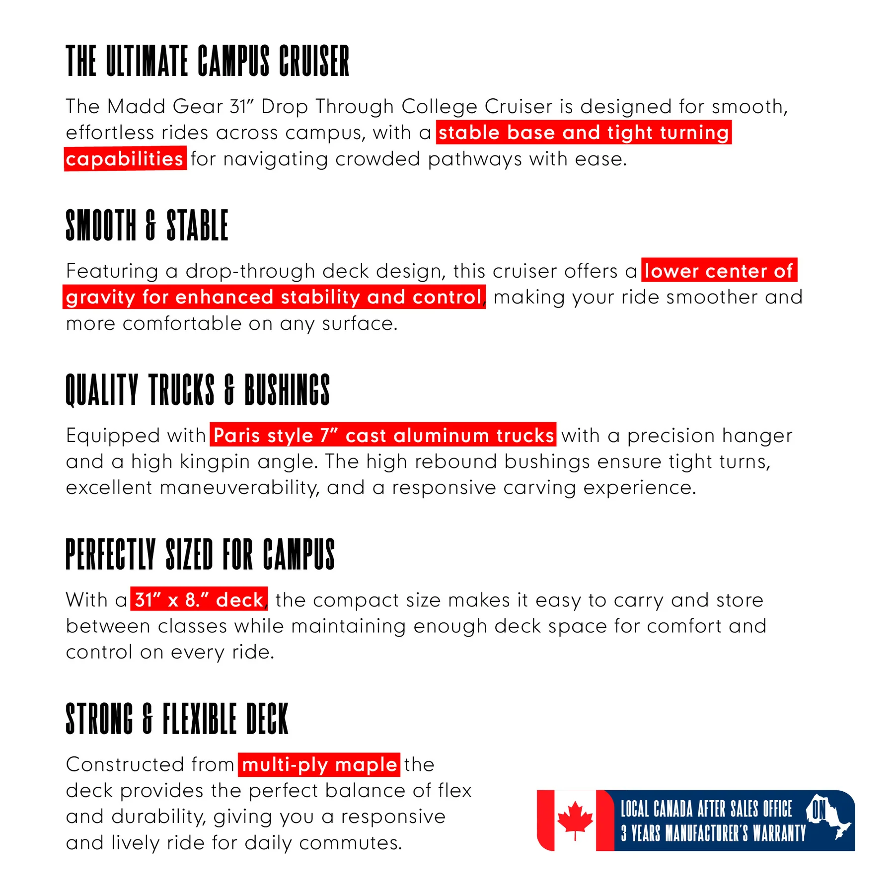 SKATEBOARD DROP THROUGH MADD GEAR 32