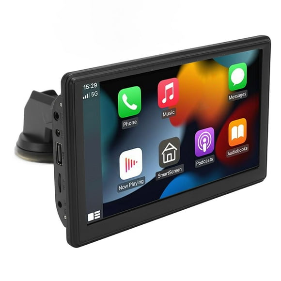 7 Inch Car Stereo, Touchscreen Multimedia Player With Carplay & Auto, Supports , WiFi, GPS, , BT,