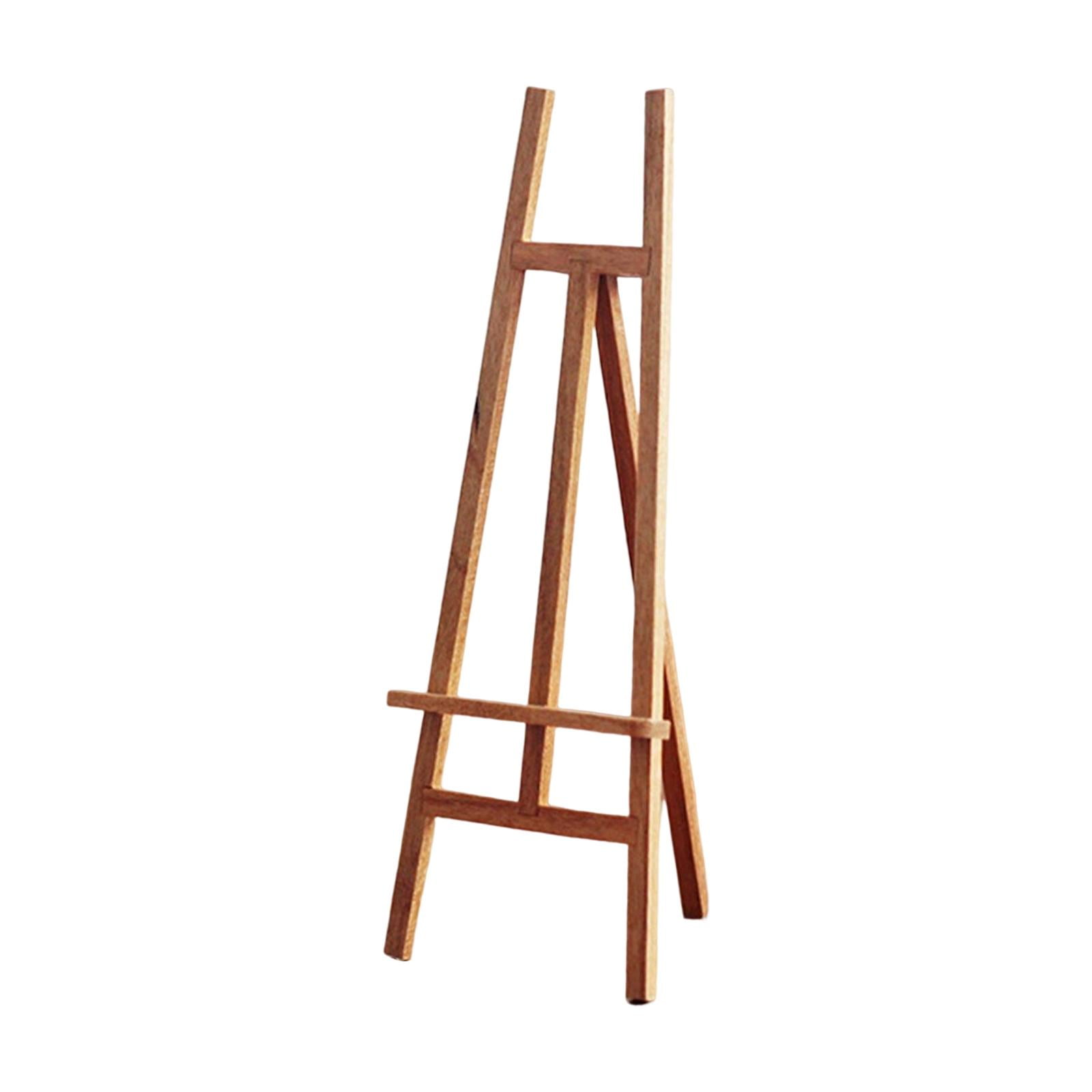 Chevalet Miniature 1:12 Pour Maison De Poupée - Avec 2 Tableaux - Décoration Vintage En Bois - 3