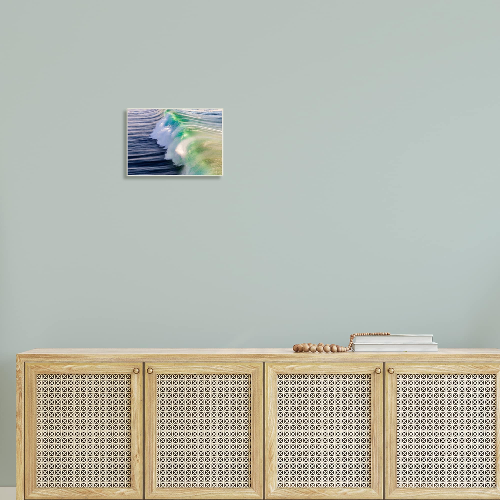 Stupell Industries Rolling Sea Waves Deep Ocean Water Photography Photograph Unframed Art Print Wall Art, Design by Jeff Poe Photography