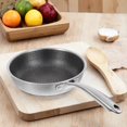 thumbnail image 1 of HINTRMENT Non Stick Honeycomb Frying Pan Stainless Steel Kitchen Cookware 1Pcs for Home Cooks, 1 of 5