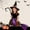 Dark Purple, variant on UANWENN Girls Halloween Tutu Skirt Set Witch Party Outfit With Hat And Broomstick For Toddler Kids Dance Dress Up Play Soft Bows for Baby Girls 3 Piece Little Character Set Little Girl Clothes for
