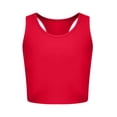 thumbnail image 6 of fatyb Girls Tank Tops Racerback Workout Crop Tops Sleeveless Kids Athletic Shirts for Sports Yoga Dance, 6 of 7